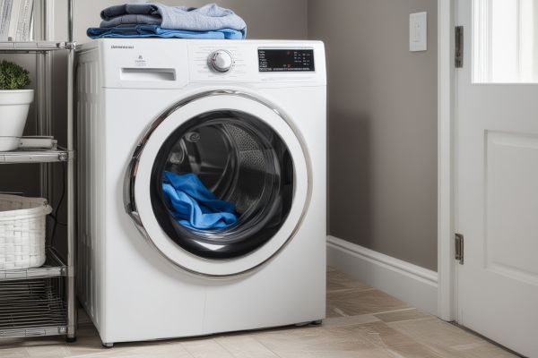 Electric clothes dryer in home setting for professional repair services