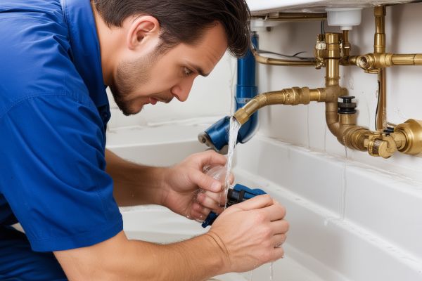 Emergency water leak repair and damage prevention service