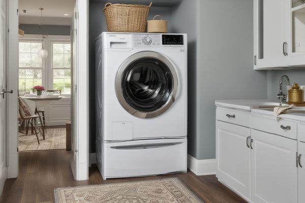 Washer-dryer combo unit for specialized repair services in home laundry area